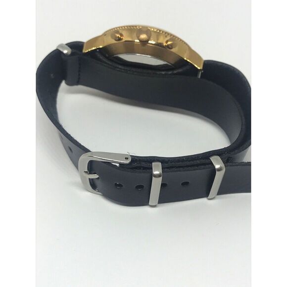 Fossil Ftw5009 Women's Black Leather Analog White Dial Hybrid Smart Watch No37 - Picture 8 of 9